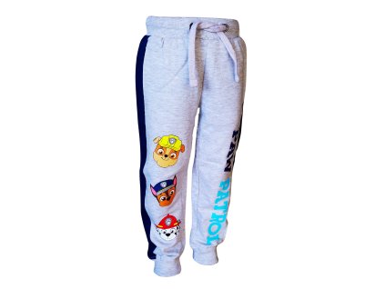 Chlapecké tepláky TLAPKOVÁ PATROLA šedé