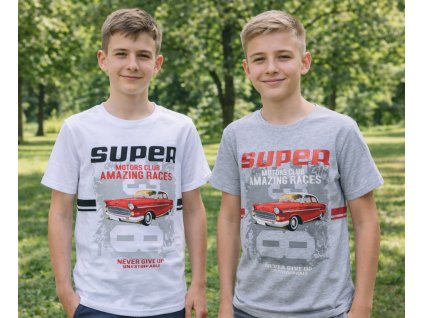 Chlapecké tričko GLO-STORY automobil