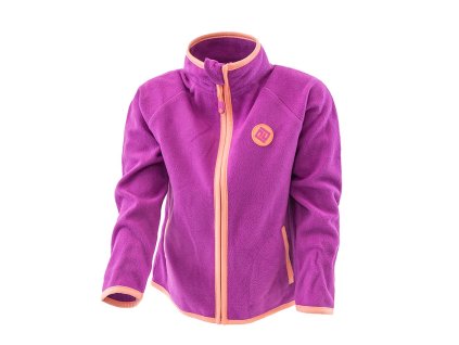 dívčí mikina propínací fleezová, PD1119, růžová (Varianta 104)