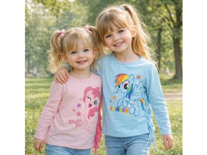 Dívčí tričko MY LITTLE PONY s třásněmi