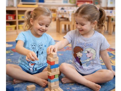 Dívčí tričko FROZEN krátký rukáv