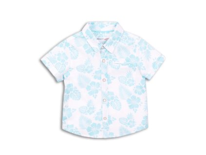 Košile chlapecká s krátkým rukávem, Minoti, Seek 1, bílá (Varianta 74/80)