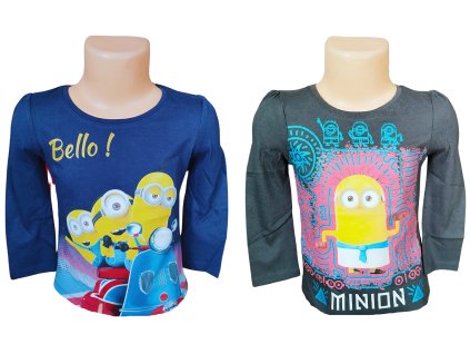 Dívčí tričko MIMONI dlouhý rukáv