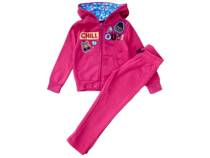 Dívčí tepláková souprava L.O.L. CHILL růžová