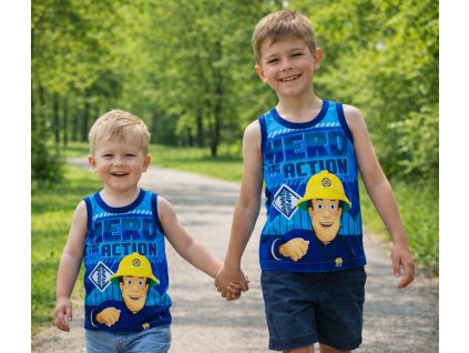 Chlapecké letní tílko POŽÁRNÍK SAM