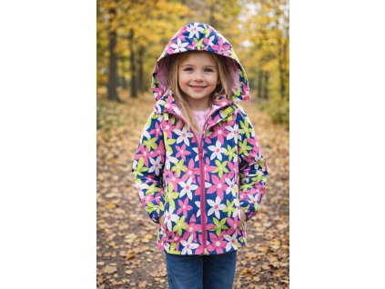 Dívčí bunda KVĚTINY