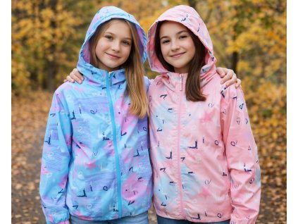 Dívčí bunda PÍSMENA jaro-podzim