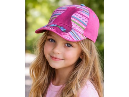 Dívčí kšiltovka TROLLS růžová