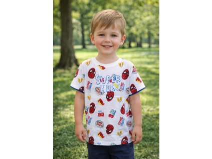 Chlapecké tričko SPIDERMAN Super hero krátký rukáv