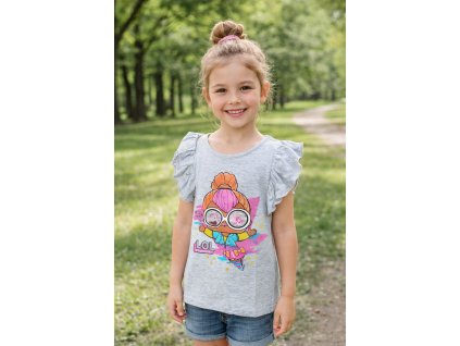 Dívčí tričko L.O.L. krátký rukáv