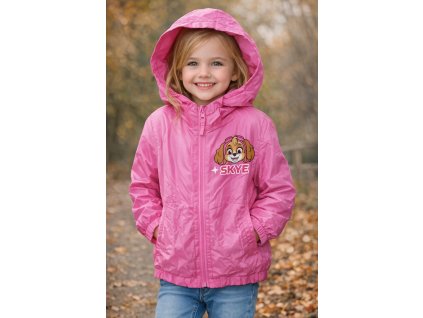 Dívčí bunda TLAPKOVÁ PATROLA s fleece podšítím