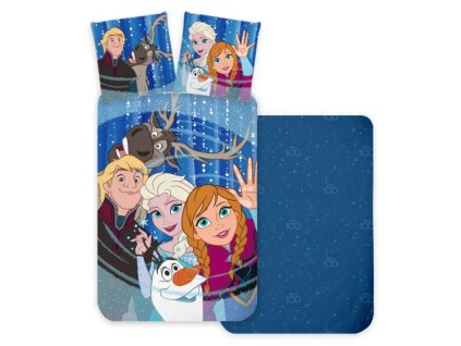 Dětské bavlněné povlečení FROZEN FRIENDS 140x200