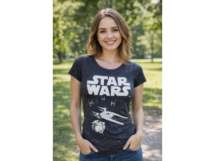 Dámské tričko STAR WARS krátký rukáv