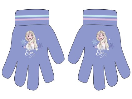 Dívčí rukavice FROZEN prstové fialové