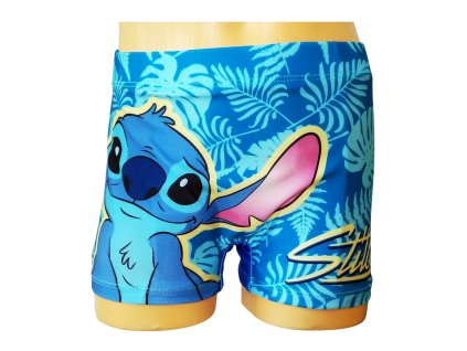 Chlapecké plavky LILO A STITCH boxerky modré