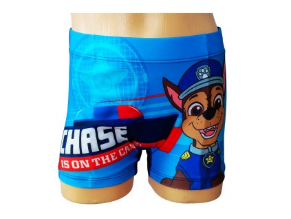 Chlapecké plavky TLAPKOVÁ PATROLA CHASE boxerky modré