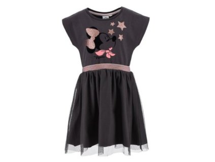Dívčí šaty MINNIE s hvězdami tylové černé
