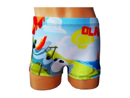 Chlapecké plavky FROZEN OLAF boxerky modré