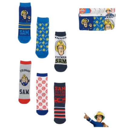 Chlapecké ponožky POŽÁRNÍK SAM 3 pack