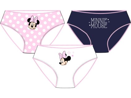 Dívčí kalhotky MINNIE 3 pack v krabičce