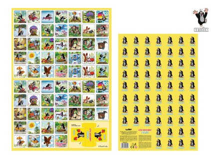 154963 krtek pexeso vystrihovaci letni radovanky