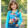 Dívčí tričko LEMON BERET kočičí oslava dlouhý rukáv