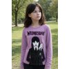 Dívčí tričko WEDNESDAY dlouhý rukáv