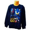 Chlapecká mikina SONIC přes hlavu modrá