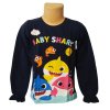 Dívčí tričko BABY SHARK dlouhý rukáv modré tmavé