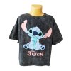 Dívčí tričko LILO A STITCH krátký rukáv šedé