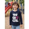 Dívčí tričko VENERE you go girl dlouhý rukáv