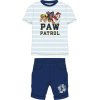 Chlapecký letní set TLAPKOVÁ PATROLA se šortkami s proužky bílo-modrý