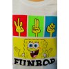 Pyžamo SPONGEBOB bílomodré krátké chlapecké (Barva Modrá, Velikost 134)