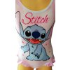Dívčí plavky LILO A STITCH jednodílné růžové (Barva Růžová, Velikost 110/116)