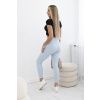 cze pm Pruhovane leginy s vysokym pasem modre 24727 2