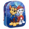 3D dětský batoh TLAPKOVÁ PATROLA CHASE A MARSHALL jedna kapsa modrý 31cm