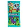 Dětská bavlněná osuška MINECRAFT tyrkysová