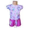 Dívčí letní set MY LITTLE PONY se šortkami a uzlíkem růžový