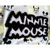 Tričko MINNIE 3D nápis dl.rukáv dívčí šedé (Barva Šedá, Velikost 104)