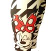 Legíny MINNIE černobílé vzorované (Barva Černobílé, Velikost 134)