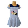 Šaty MINNIE A MICKEY love s proužky a dělenými rukávky modré (Barva Modrá, Velikost 98)