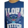 Chlapecké tričko LILO A STITCH Aloha dlouhý rukáv modré (Barva Modrá, Velikost 104)