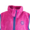 vesta dívčí chlupatá se stojáčkem, Pidilidi, PD1140-07, fuchsia - 86/92 (Varianta 86/92)