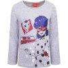 Dívčí tričko KOUZELNÁ BERUŠKA TIME TO TRANSFORM dlouhý rukáv šedé