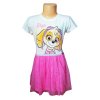Dívčí šaty TLAPKOVÁ PATROLA SKYE s tylovou vrstvou růžovobílé