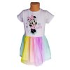 Šaty MINNIE duhový tyl bílé (Barva Bílá, Velikost 104)