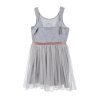 Dívčí šaty FROZEN ANNA A ELSA luxusní s tylem šedé (Barva Šedá, Velikost 110)