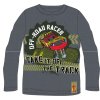Chlapecké tričko BLAZE dlouhý rukáv šedé