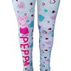 Dívčí legíny PEPPA PIG se srdíčky šedé (Barva Šedá, Velikost 110)