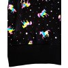 Dívčí mikina UNICORN - JEDNOROŽEC na zip tmavě modrá (Barva Tmavě modrá, Velikost 152)